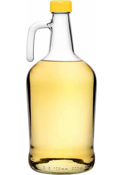 Elite Galon Cam Su Şişesi 3 Litre, Plastik Kapak 1 Adet