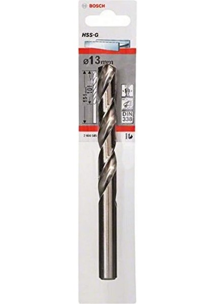 Pro Metal Matkap Hss-G Parlatılmış (Ø 13 Mm)
