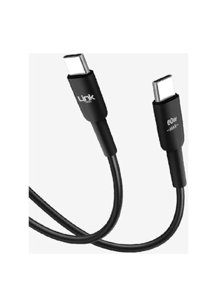 Type-C Süper Hızlı Şarj Kablosu, 60W Pd 3A Tip-C Tip-C, K604 Safe
