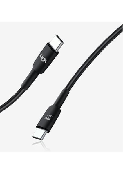 Type-C Süper Hızlı Şarj Kablosu, 60W Pd 3A Tip-C Tip-C, K604 Safe