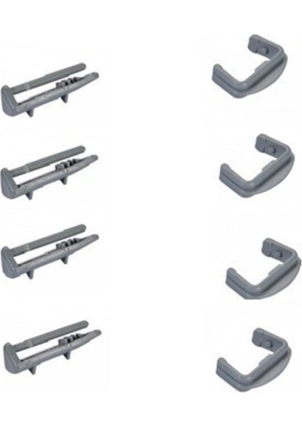 Makinası Sepet Ray Pimi 4 Adet Ön 4 Adet Arka Pim