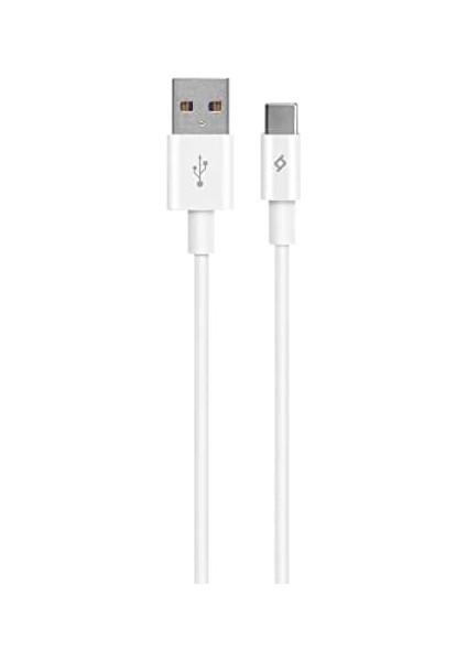 Type-C USB 2.0 5A Süper Hızlı 1m Şarj Kablosu, Beyaz