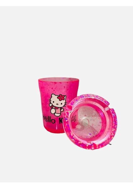 Elite Hello Kitty Küllük Kokusuz Söndürmeden At Araç Küllük Epoksi Reçine Küllük Tasarım Kül Tablası Neon 1 Adet