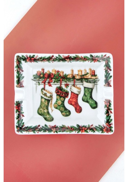 Elite X'mas Socks Porselen Kül Tablası 1 Adet fiyatları