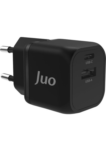 20W Gan Usb-C Usb-A Şarj Aleti Iphone & Ipad & Android Uyumlu Pd Qc4.0 Type-C Hızlı Şarj Cihazı