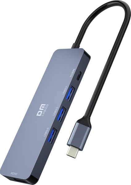 CHB058 Type-C To 4K HDMI 3*usb 3.0 Pd Hub Dönüştürücü
