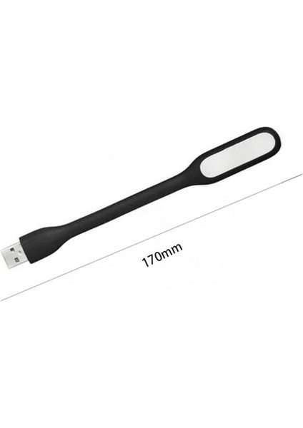 Plus Px-40 Siyah USB Led, Esnek USB LED Aydınlatma (Güçlendirilmiş Beyaz Işık)
