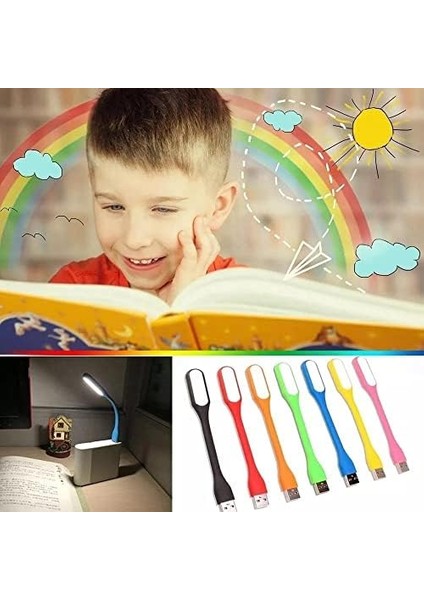 Plus Px-40 Siyah USB Led, Esnek USB LED Aydınlatma (Güçlendirilmiş Beyaz Işık)