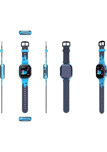 Turuncu J5 Akıllı Çocuk Saati, LBS Konum ve Sesli Görüşme Özellikli, 44 mm Kasa