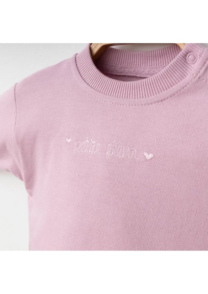 3016 Kız Bebek Çiçekli Yelekli 3'lü Takım fırsatları