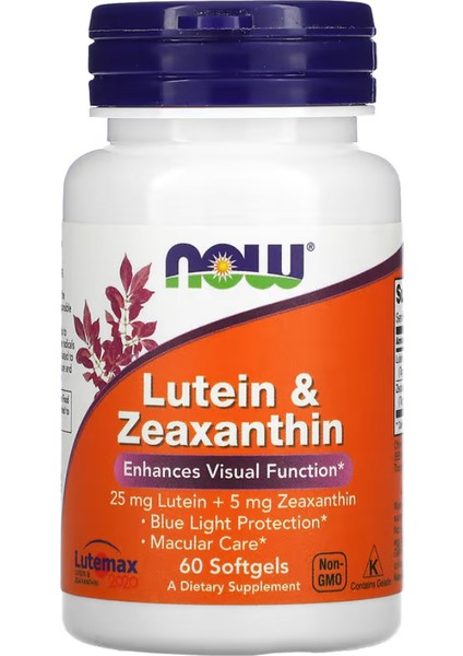 Lutein & Zeaxanthin 60 Softgels
