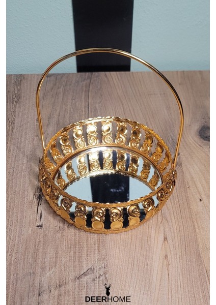 Elite 20 x 16 cm Metal Gold Şehzade Şekerlik Büyük Boy 1 Adet fırsatları