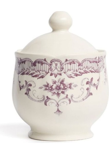 Elite Rose Violet Floral Şekerlik 11,5x8,4 cm 1 Adet