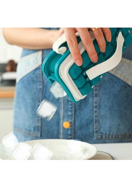 Elite 32 Bölmeli Buz Kalıbı - Açılır Silikon Bölmeli Plastik Küp Buzluk (483483) 1 Adet modelleri