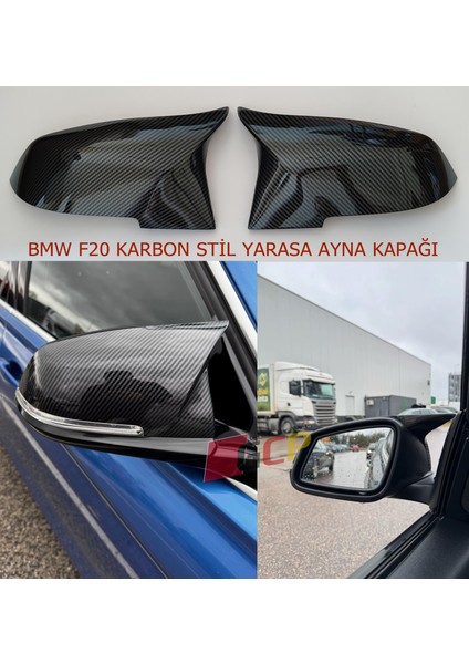 Bmw F20 Yarasa Karbon Ayna Kapağı - 116I 118I 118D 120I