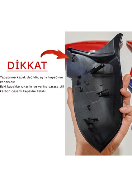 Bmw F20 Yarasa Karbon Ayna Kapağı - 116I 118I 118D 120I fiyatları