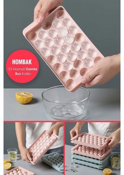 Elite 33 Hazneli Küre Buz Kalıbı 17-10 cm 1 Adet