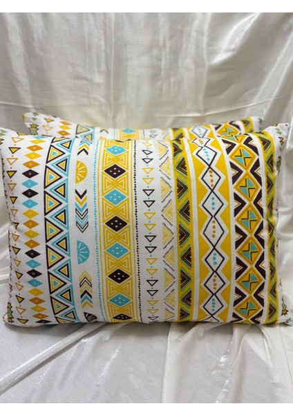 2 Adet Fermuarlı Yastık Kılıfı %90 Pamuk | 50X70 cm