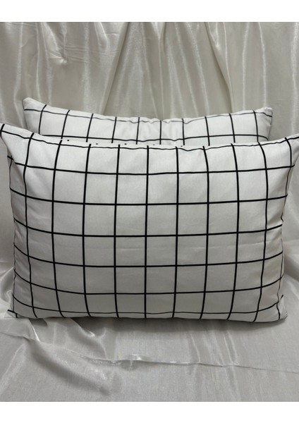 2 Adet Fermuarlı Yastık Kılıfı %90 Pamuk | 50X70 cm
