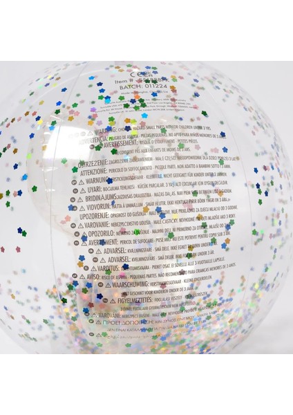 Pamuk Şeker Parıltılı Şişme Plaj Topu indirimleri