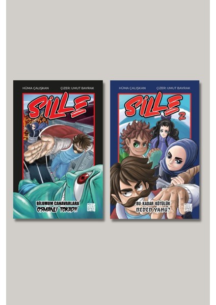 Aile Çizgi Roman 2 Li Set / Sille-Sille-2/ Hüma Çalışkan