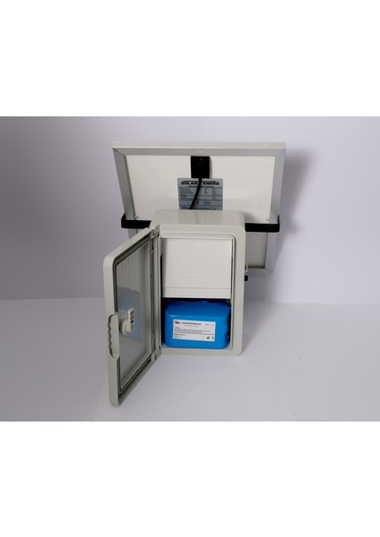 Elektrikli Çit (12A Lifepo Set-3, Set-4) Domuz Ayı Kovucu 25 Watt Panel 500MT Örgü 100 Ad. Seçeceğiniz Izolatör