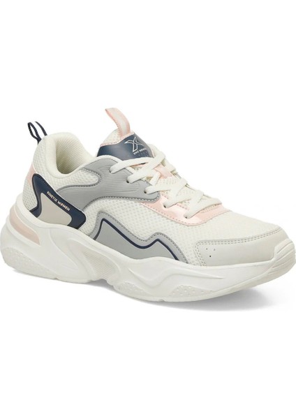 Alinda Tx W 5fx Kadın Ekru-A.gri (36-40) Sneaker Ayakkabı