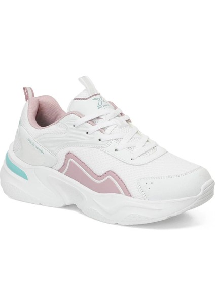 Alinda Tx W 5fx Kadın Beyaz-Gül Kurusu (36-40) Sneaker Ayakkabı
