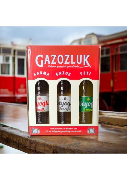 Beyoğlu Gazozluk 6'lı Karma Gazozluk Kutusu modelleri