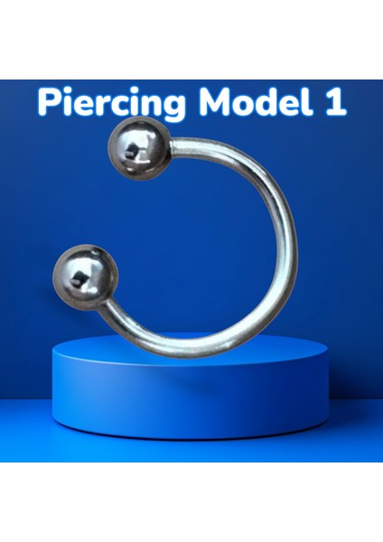 Paslanmaz Çelik Kadın Erkek Burun Dudak Halkası ,kaş Tırnak Çivisi ,küpe Dil Vücut Piercing Model 01