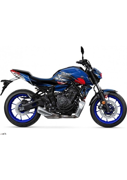 Mt-07 2020-2023 Mavi Japan Full Body Kit Sticker Set fiyatları