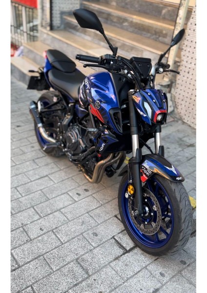 Mt-07 2020-2023 Mavi Japan Full Body Kit Sticker Set modelleri