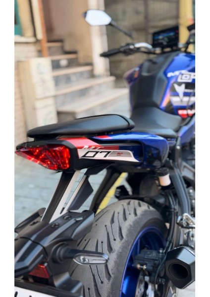 Mt-07 2020-2023 Mavi Japan Full Body Kit Sticker Set fırsatları