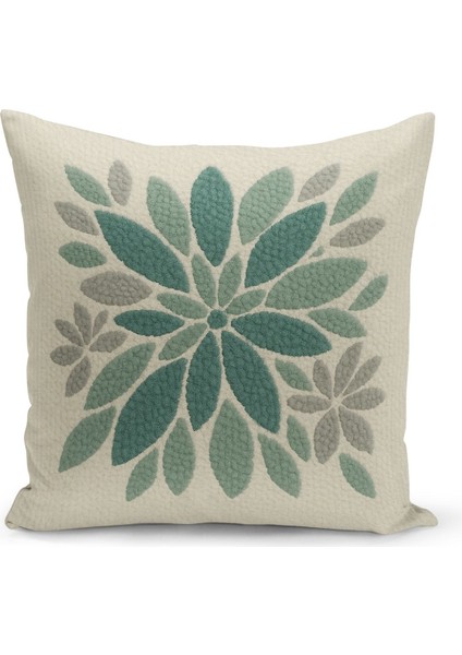 Çift Tarafı Dijital Baskılı 4'lü Kırlent Kılıfı Seti (Panç /punch Nakış Desen Görünümlü)