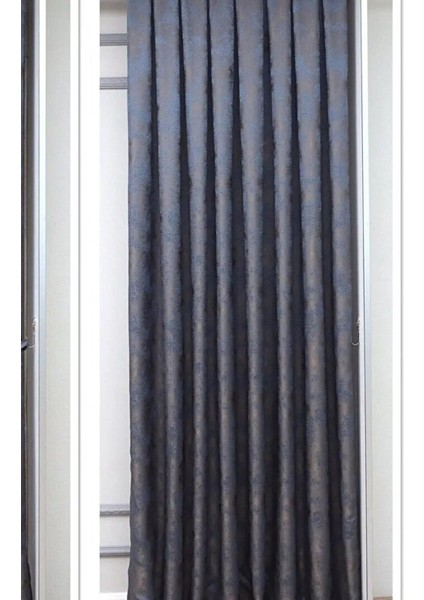 Fon Perde Royal Desen, Yeni Sezon, Pileli, Kırışmaz, Lacivert, Özel Koleksiyon (Tek Kanat) fiyatları