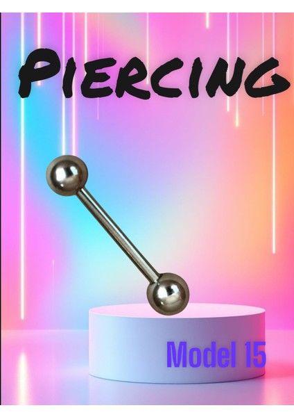 Paslanmaz Çelik Kadın Erkek Burun Dudak Halkası ,kaş Tırnak Çivisi ,küpe Dil Vücut Piercing Model 15