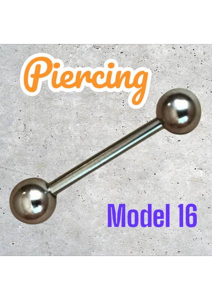 Paslanmaz Çelik Kadın Erkek Burun Dudak Halkası ,kaş Tırnak Çivisi ,küpe Dil Vücut Piercing Model 16