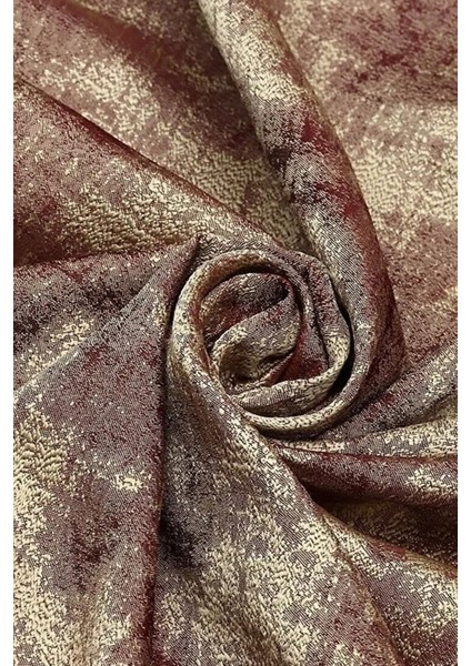 Fon Perde Royal Desen, Yeni Sezon, Pileli, Kırışmaz, Sarı Kırmızı, Özel Koleksiyon (Tek Kanat) indirimleri