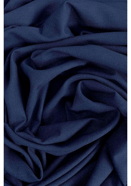 Nova Keten Fon Perde - Indigo Mavisi (Sık Boru Pileli), Yeni Sezon - Tüm Odalara Uygun (Tek Kanat) modelleri