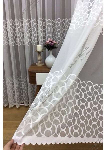 Tül Perde Yakamoz Desen Örme Tül Perde Salon, Yatak Odası, Mutfak Tülü, Pileli fiyatları