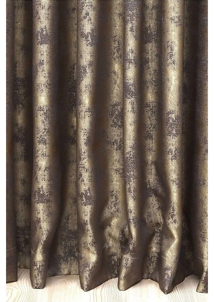 Fon Perde Royal Desen, Yeni Sezon, Pileli, Kırışmaz, Sarı Lacivert, Özel Koleksiyon (Tek Kanat) fırsatları