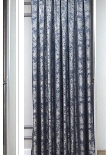 Fon Perde Royal Desen, Yeni Sezon, Pileli, Kırışmaz, Mavi, Özel Koleksiyon (Tek Kanat) fiyatları