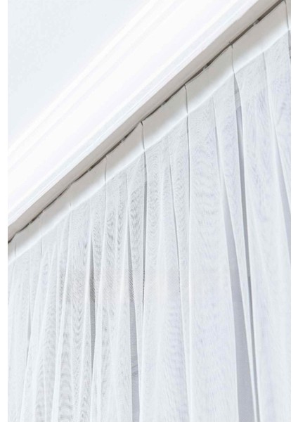 Düz Tül,ütü Istemez, Düz Tül Perde ,orta Pileli Salon Mutfak Perdesi,1*2,5 Pile fiyatları