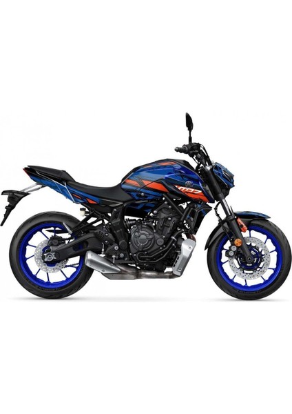 mt 07 Mavi Kanal 2020- 2023 Full Sticker Kit Set