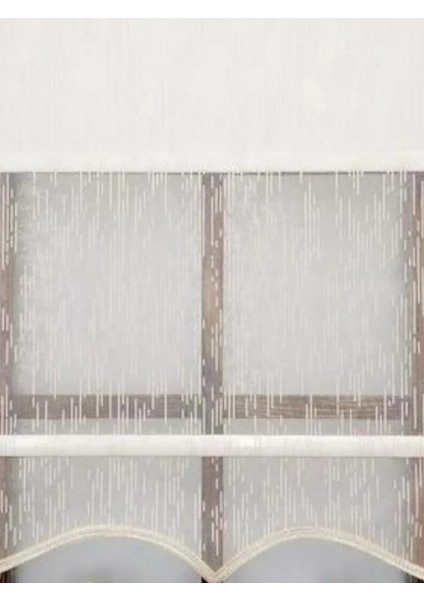 Yağmur Desen Çiftli Sistem Mekanizmalı Tül ve Stor Perde fiyatları