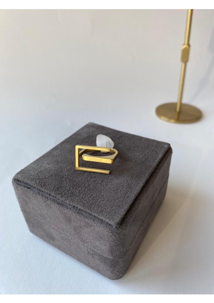 Labirent Çelik Ayarlanabilir Gold Yüzük fiyatları