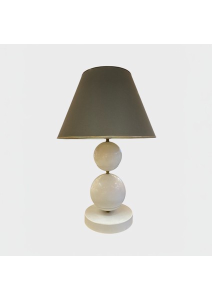 Modern Beyaz Renkli Şık Masa Lambası - Silindirik Başlık, Dekoratif Gece Lambası fiyatları