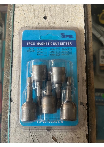 Mıknatıslı Somun Lokma 12MM 5 Adet