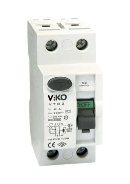 2X40A 300MA Ac Tip Kaçak Akım Rölesi