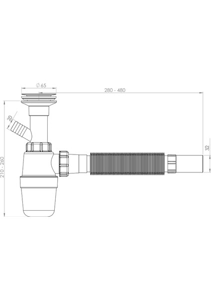 Koku Önleyici Çamaşır Makinesi Girişli Taslı Sifon - Dayanıklı ve Verimli Su Drenajı fırsatları